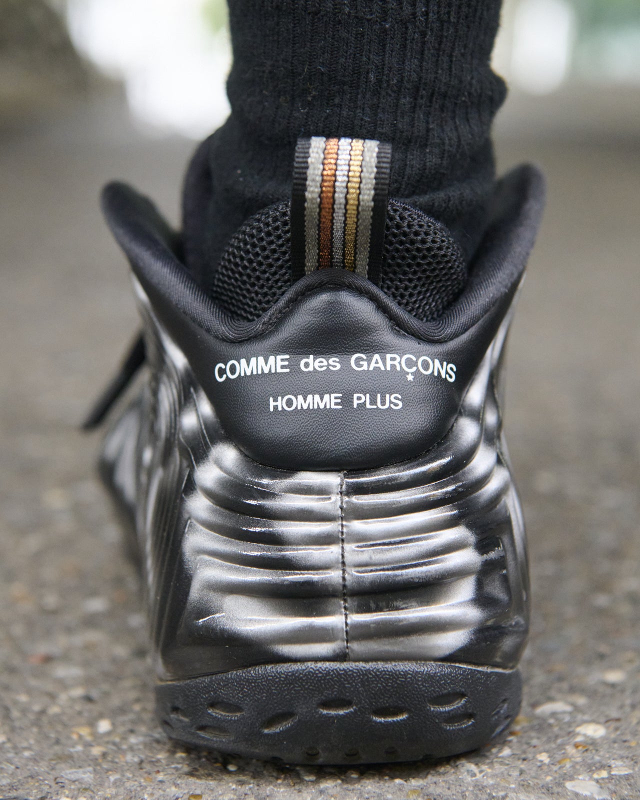 Nike Air × COMME des GARÇONS HOMME PLUS 「FoampositeOneOLYMPIC」ヒールカウンター