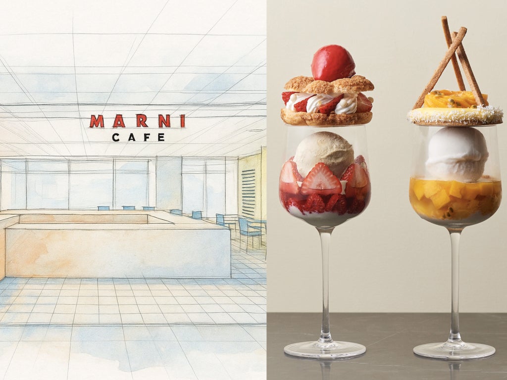 世界初の「マルニ カフェ」がGINZA SIX にグランドオープン！「パティスリィ アサコ イワヤナギ」と手掛けたパフェも登場し話題に！