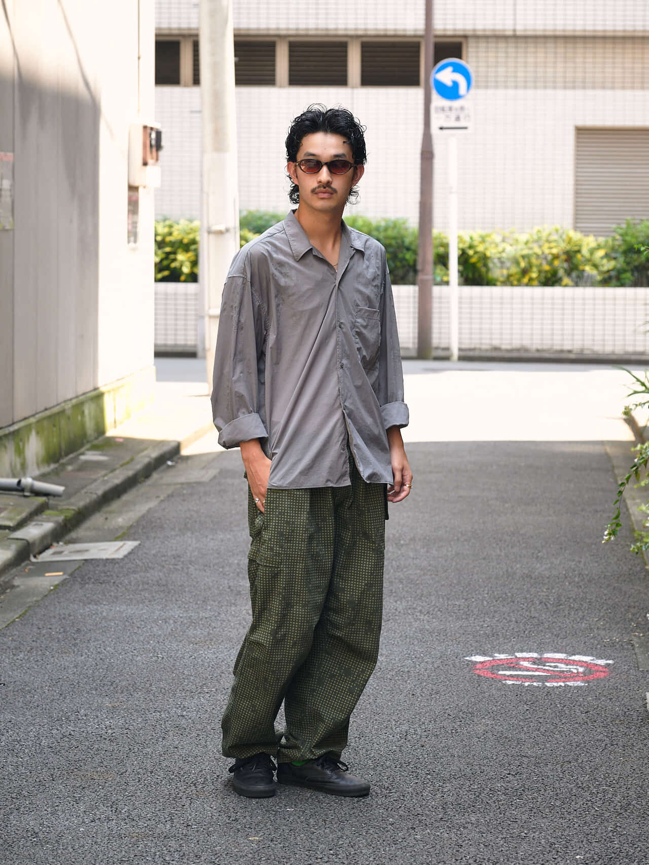VANS オーセンティック レザー お洒落な着こなし