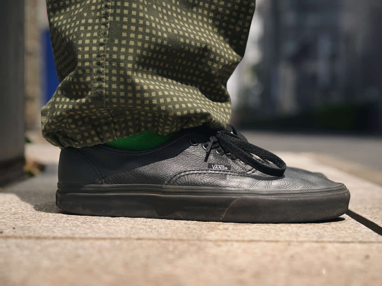 VANS オーセンティック レザー サイド