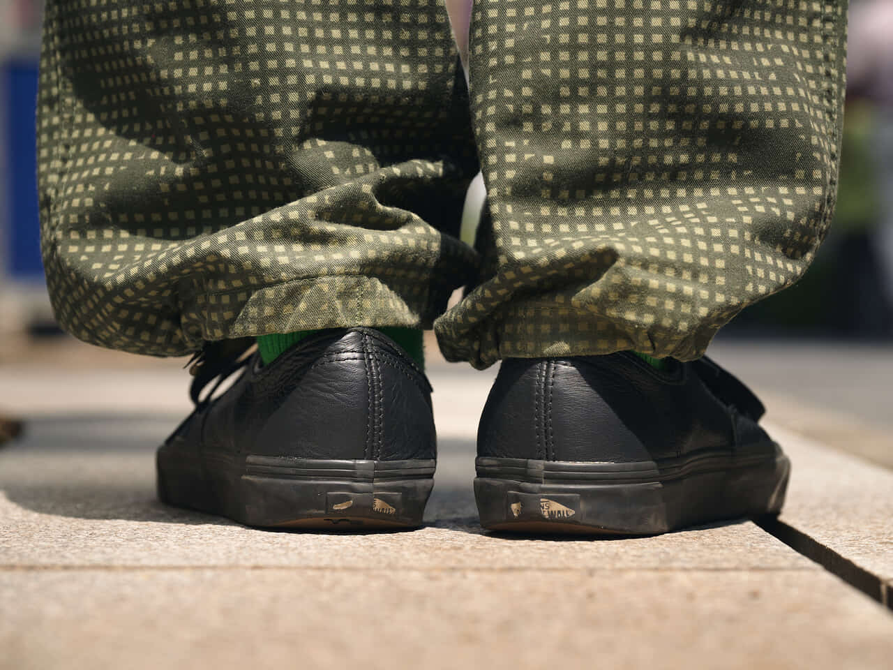 VANS オーセンティック レザー ヒールカウンター