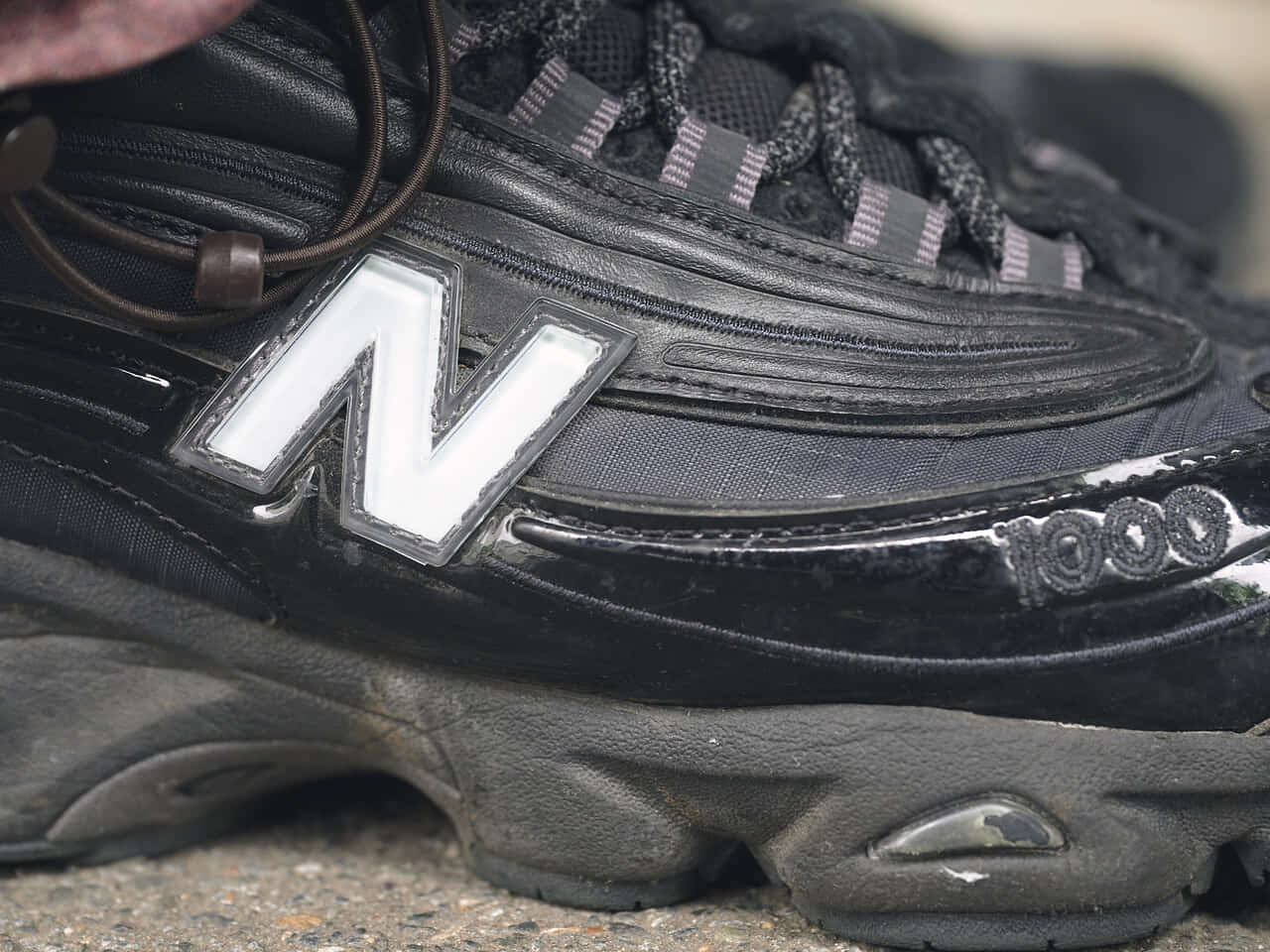 New Balance「M1000 BBE」 サイドロゴ
