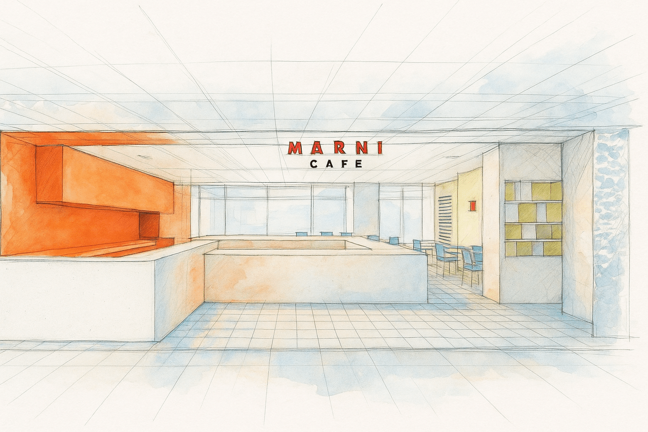 マルニ カフェ 外観
