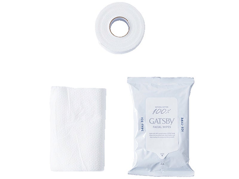 GATSBYのフェイシャルペーパーなどケア用品