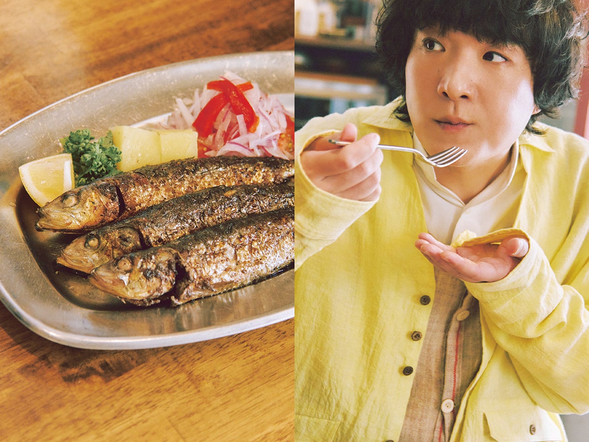 シンガーソングライター 石崎ひゅーいのハレ飯とは？渋谷『クリスチアノ』のイワシの炭火焼き。［推しのひと飯］