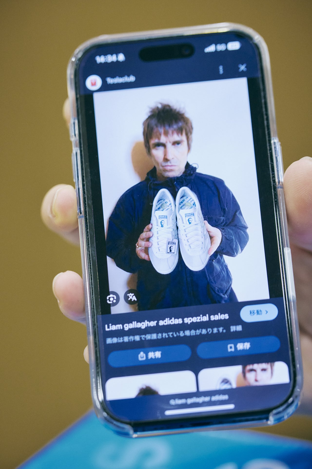 オシャレな人が買ってよかったアディダスのスニーカー〈LIAM GALLAGHER × ADIDAS ORIGINALS〉の「LG2 SPZL」とリアム・ギャラガー