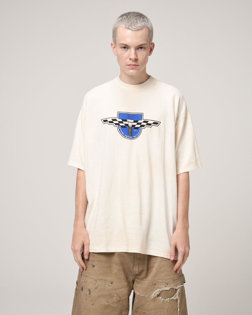 MOTORCYCLE PARTS COMPANY TEE ホワイト