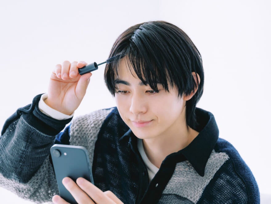 「マトメージュ オム」のポイントデザインスティックの使い方２