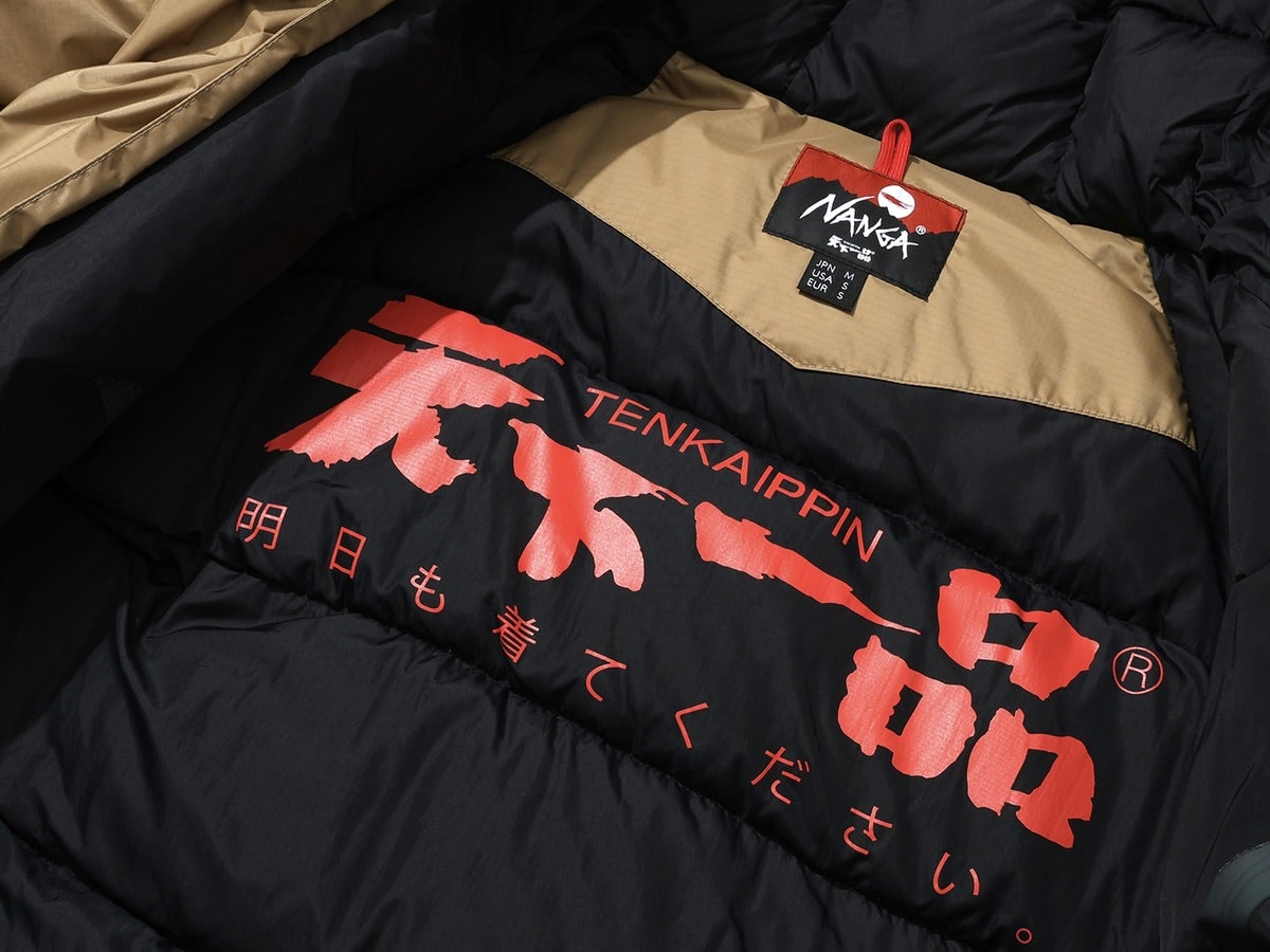 また即完売!?「ナンガ」と「天下一品」のコラボダウンジャケットは“こってりスープ”なカラーで明日も着たくなる！ 