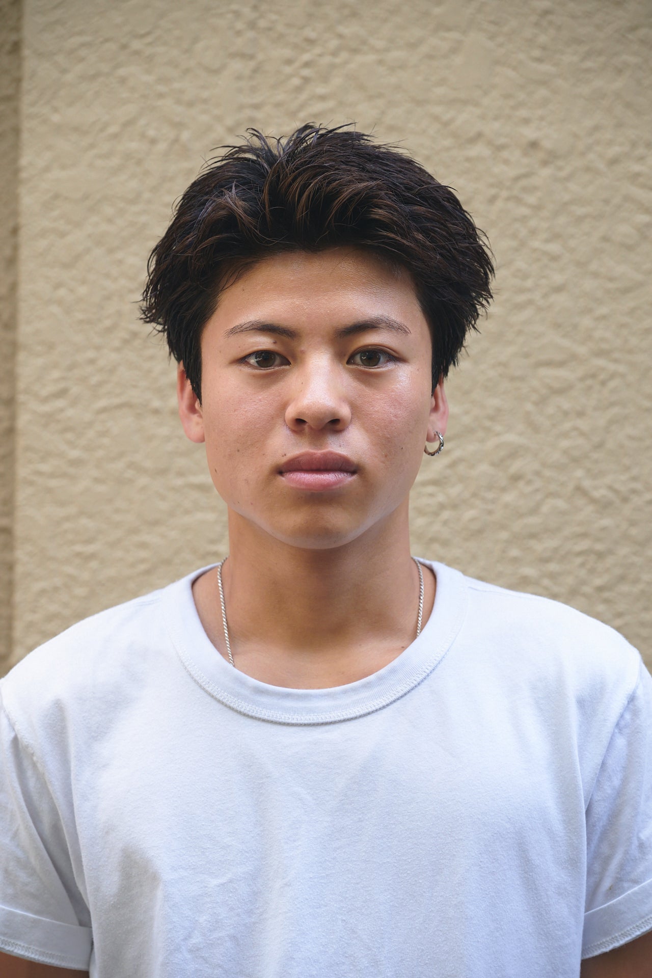 直毛がトライしやすいスパイキーショート