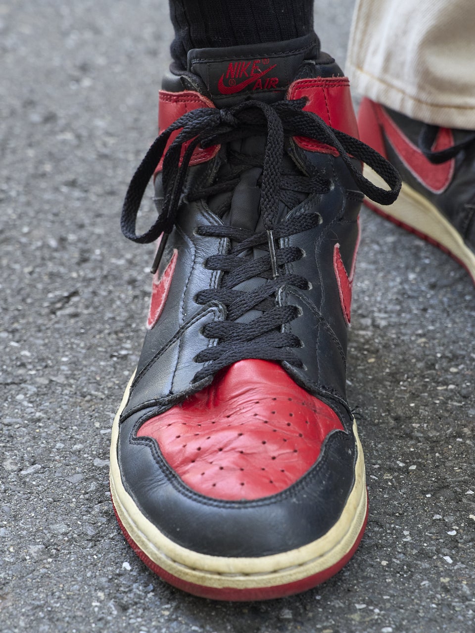 NIKE Air Jordan 1 Retro Highのアッパー