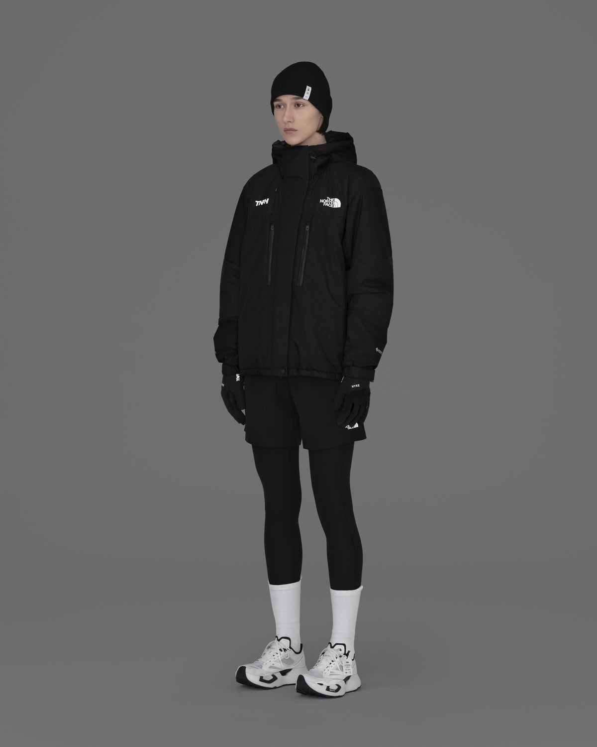TNFH THE NORTH FACE × HYKE 着画  9