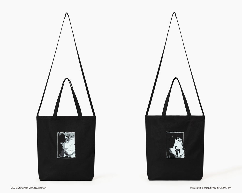 Tote Bag (3 柄):¥8,800 Color:Black
