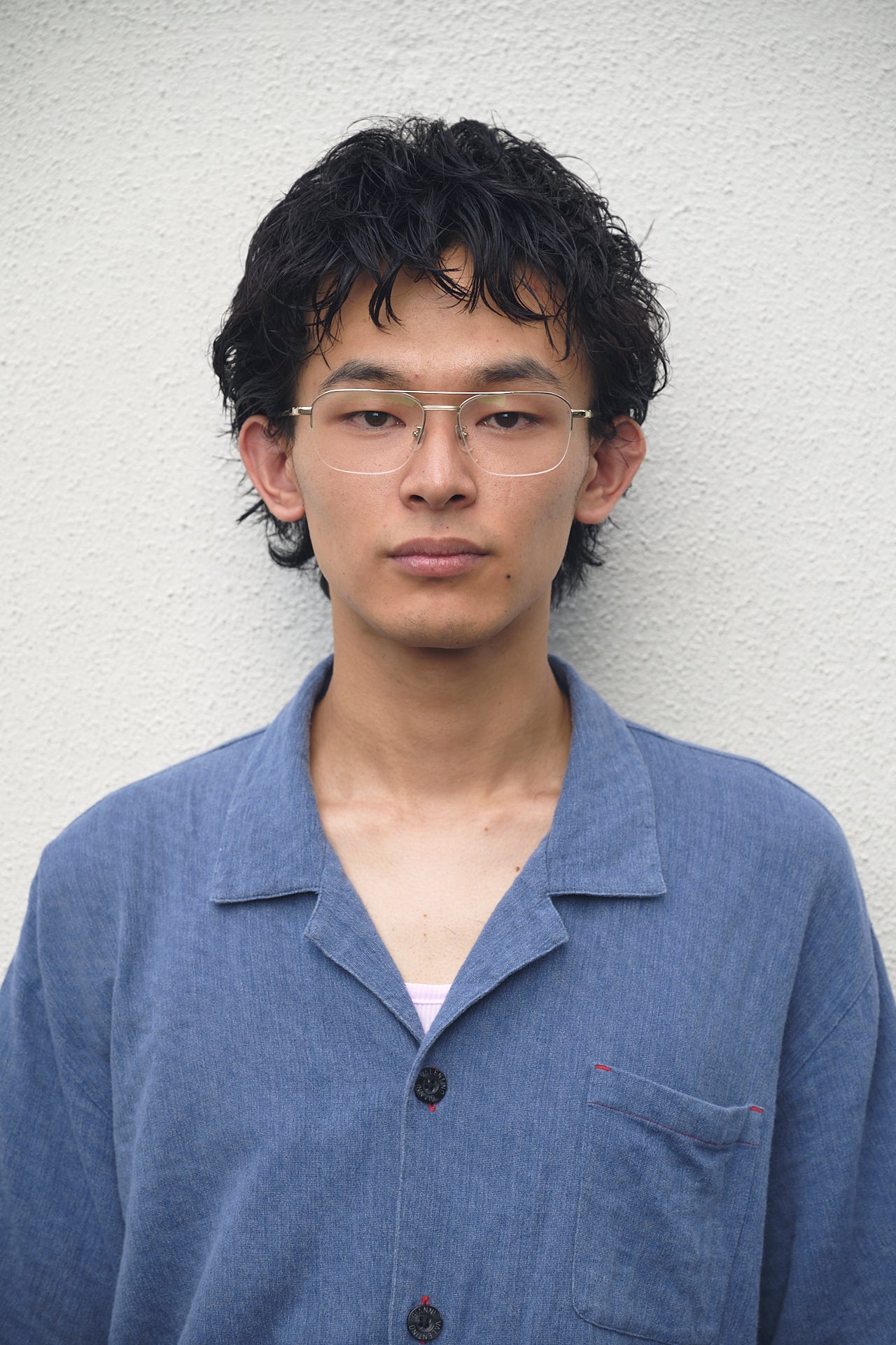 硬い髪質を柔らかくパーマで質感チェンジ