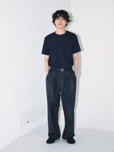 [高橋 璃央] 「無印良品」の涼しいTシャツを鬼リピ中！大人なシンプルシックにまとめるのがマイ定番！【メンズノンノモデルの私服スナップ】