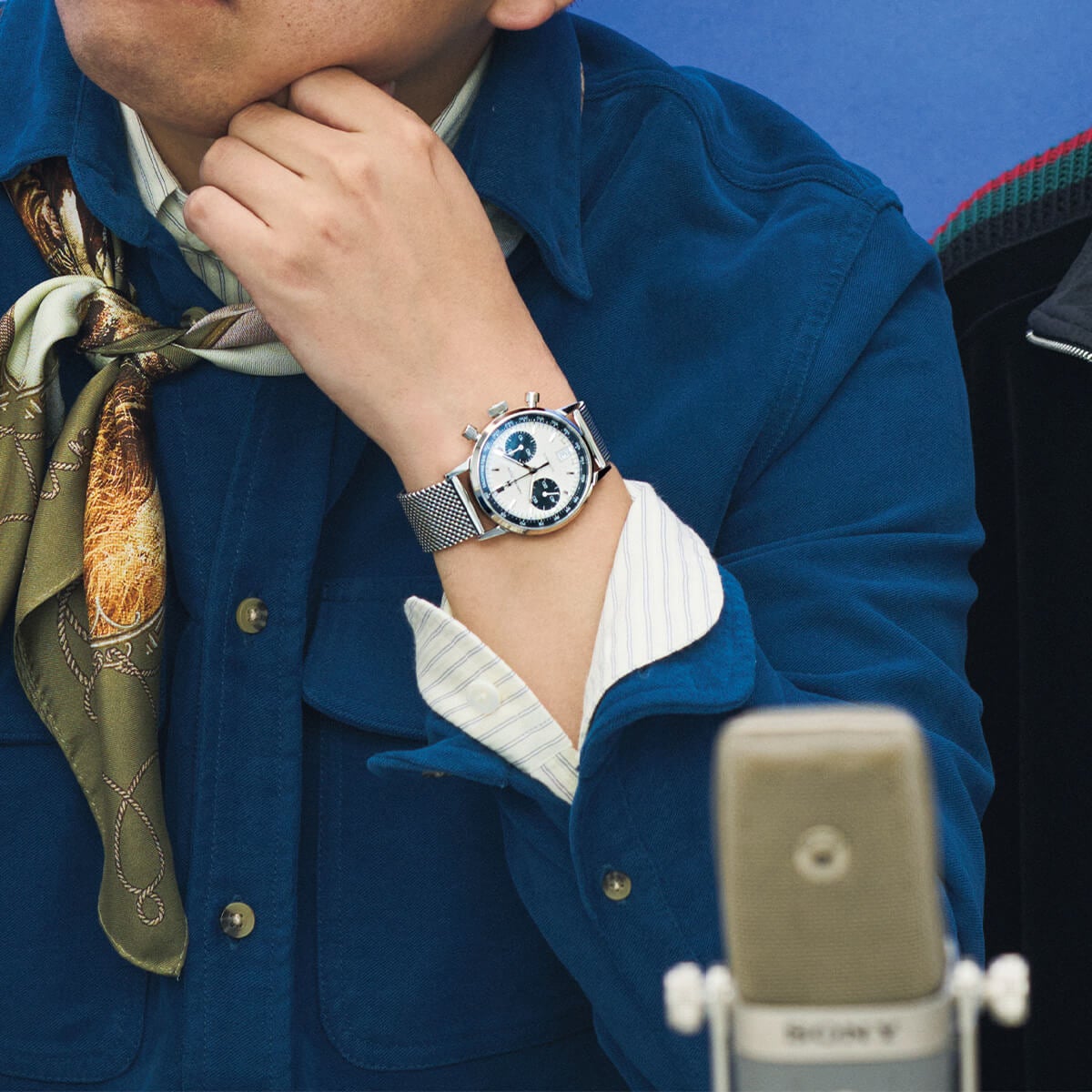 ナイチンゲールダンス・中野なかるてぃんが着用する HAMILTON Intra-Matic Auto Chrono