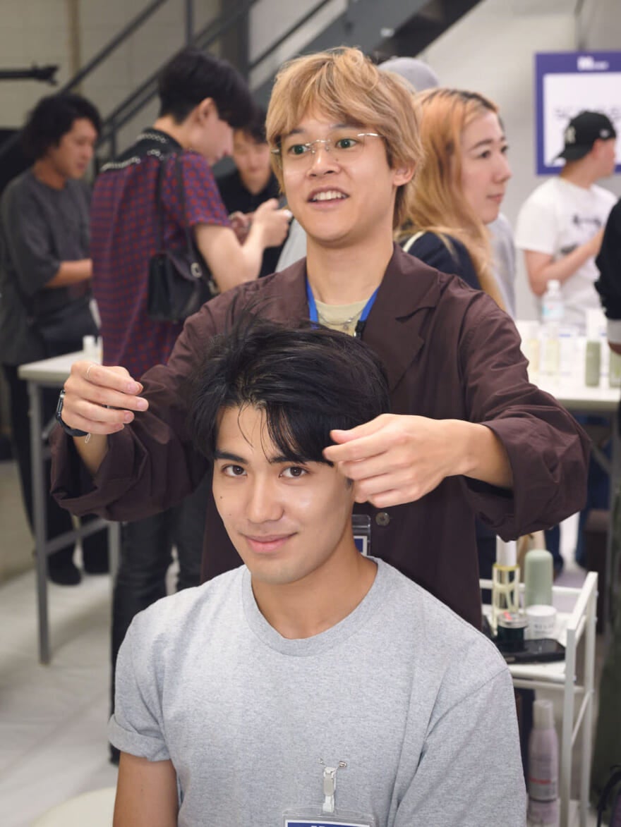 ヘアアレンジ体験ブース モデル・稲井