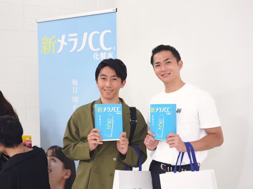 メンズノンノ美容大賞2025イベント メラノCCブースの様子②