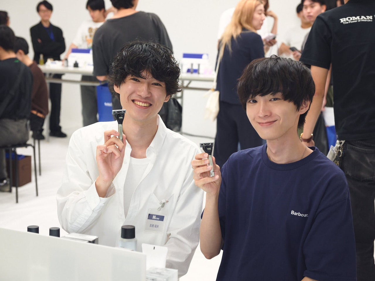 シック　ブースの様子　モデル・高橋と読者
