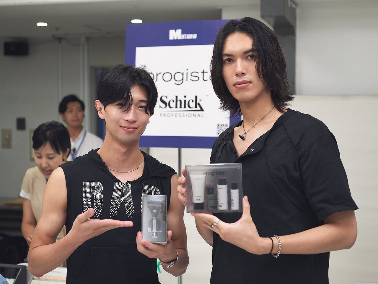 シック　ブースの様子　読者の記念撮影