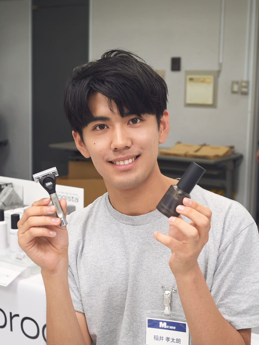 シック ブースの様子 モデル・稲井