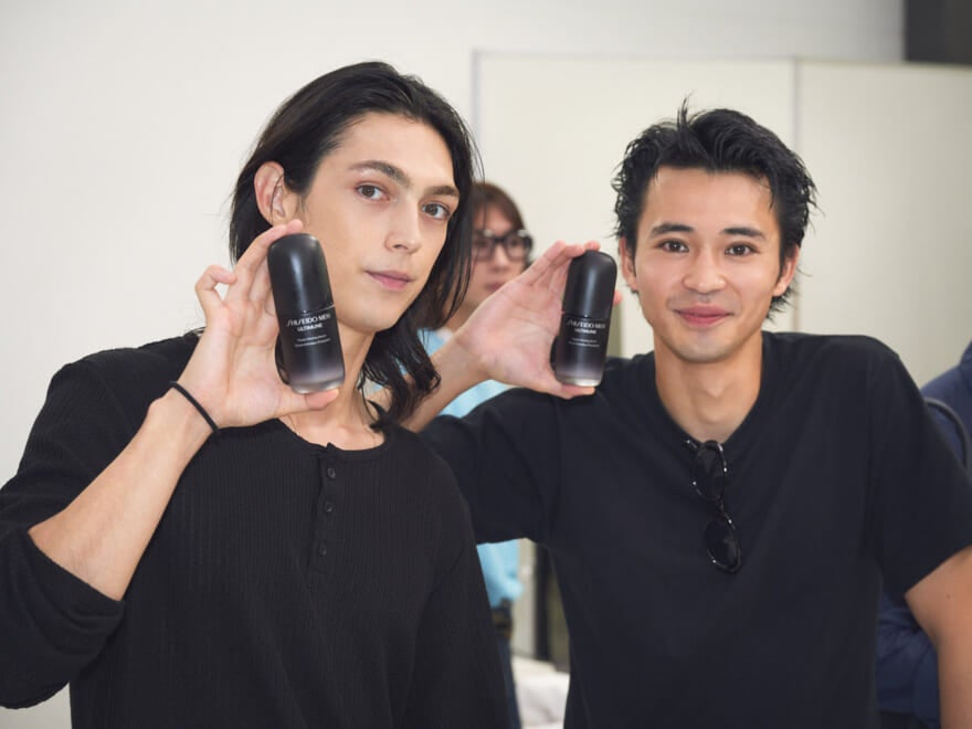 OUR'Sのモーガン蔵人さんとメンズノンノモデル・中田の仲良し2ショット