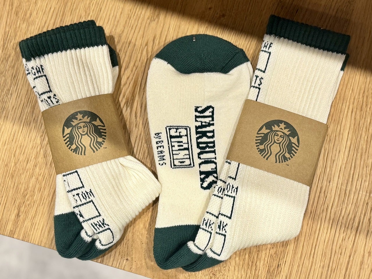 STARBUCKS STAND by BEAMS DRINK-ID ソックス