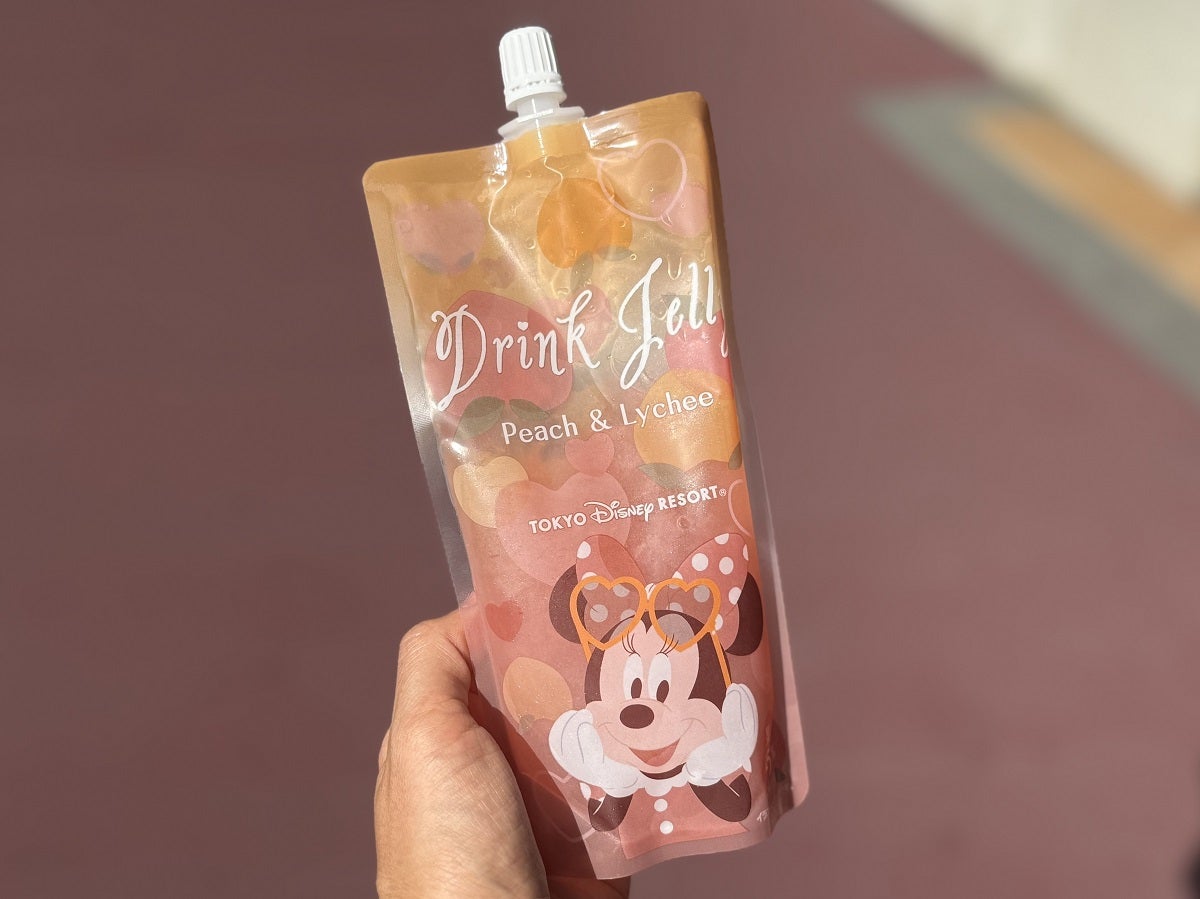 ディズニー定番メニューおすすめ「ドリンクジュレ（ピーチ＆ライチー）」