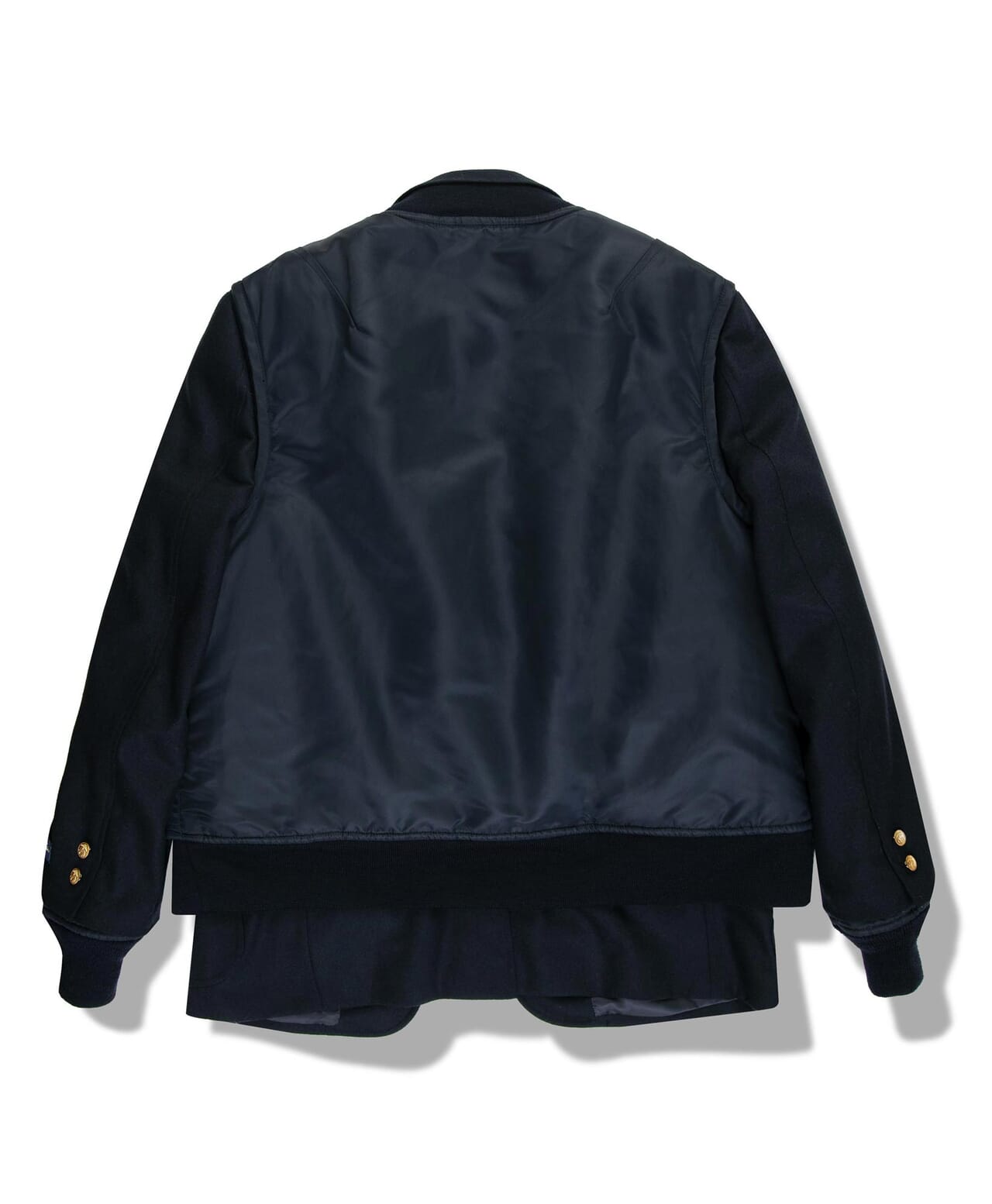Brooks Brothers × eYe JUNYA WATANABE MAN2025秋冬シーズンのコラボレーションコレクション ジャケット 背面