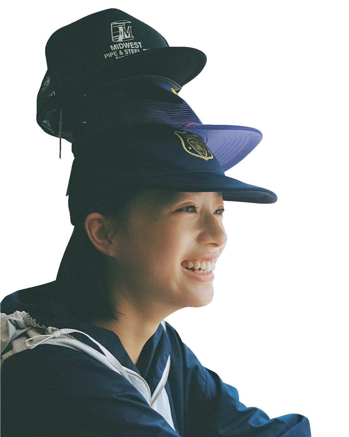 キャップを被った池端杏慈