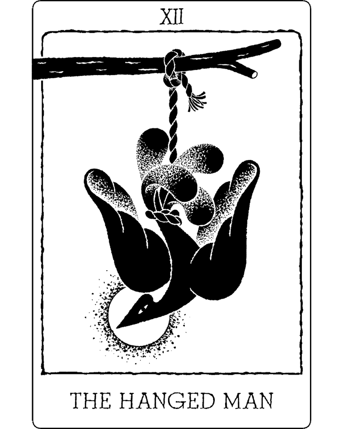 タロット　吊るされた男(THE HANGED MAN)のカード