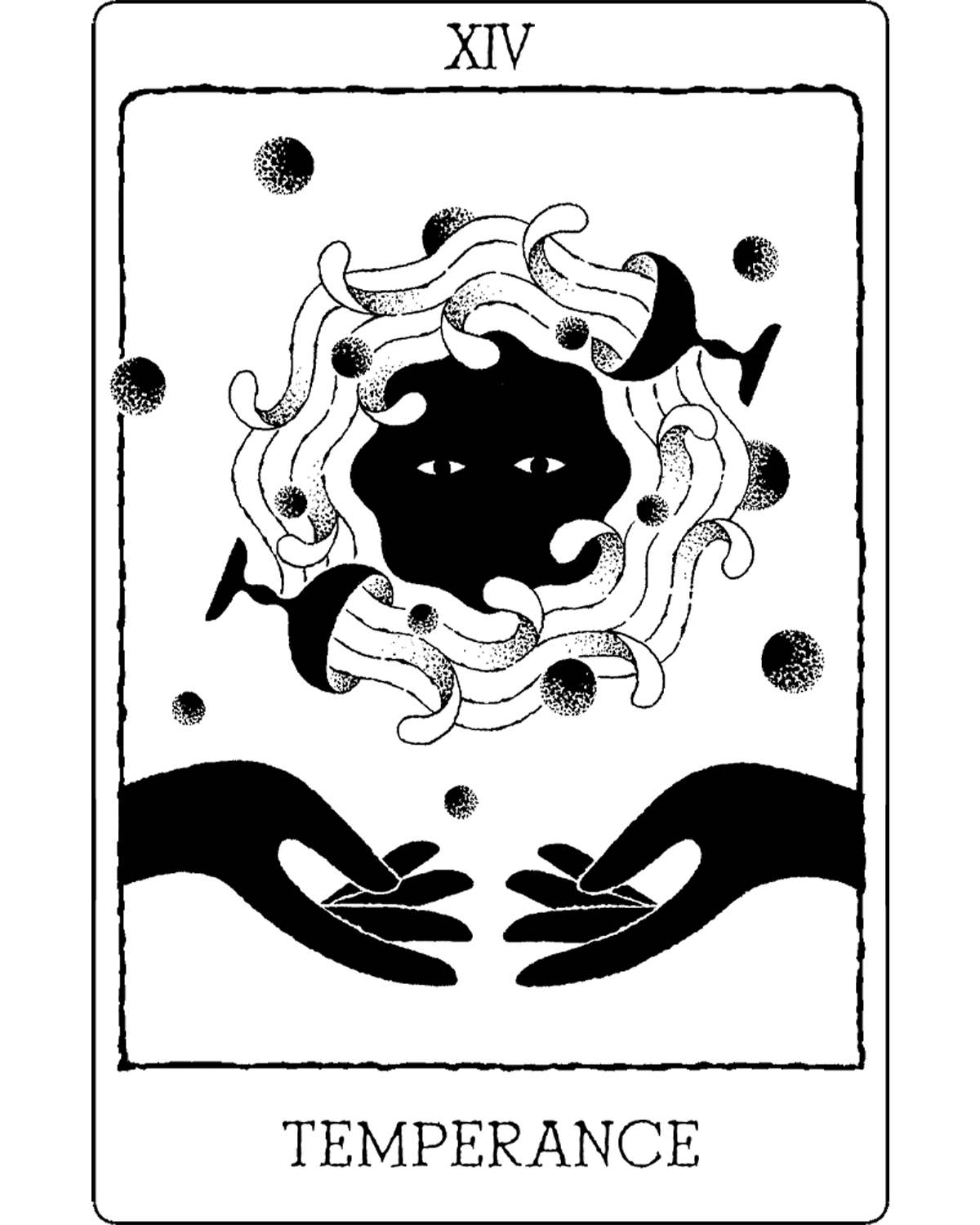 タロット　節制(TEMPERANCE)のカード