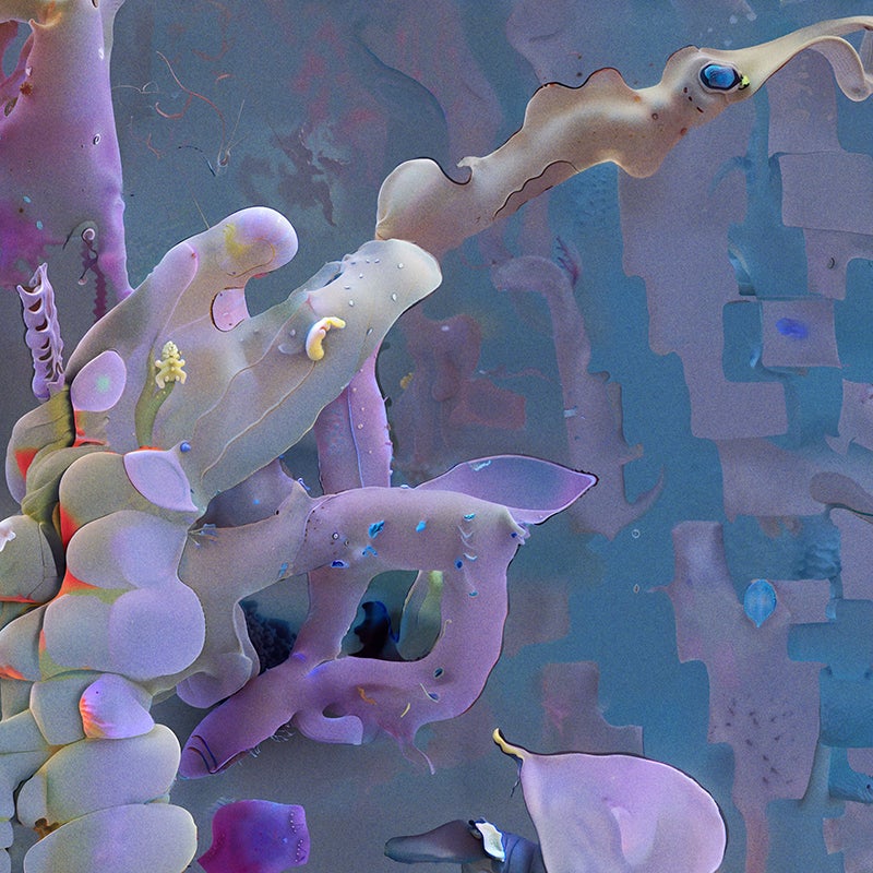シャネル・ネクサスホールで2025年10月より展示されるエンタングルド・アザーズ（Entangled Others）の作品「specious upwellings」のディテール3