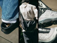 バッグのトレンドは“三日月形”、「サロモン」はアドヴァンスド ライン推し...オシャレな人の“新定番小物”の正解着こなし３選！／【コモノとコワザ #2】