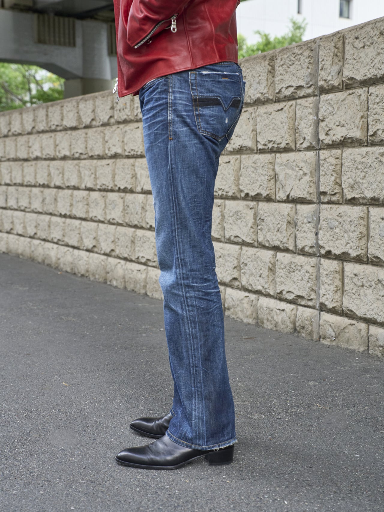 嵐翔真の私服_ディーゼルのデニムサイド