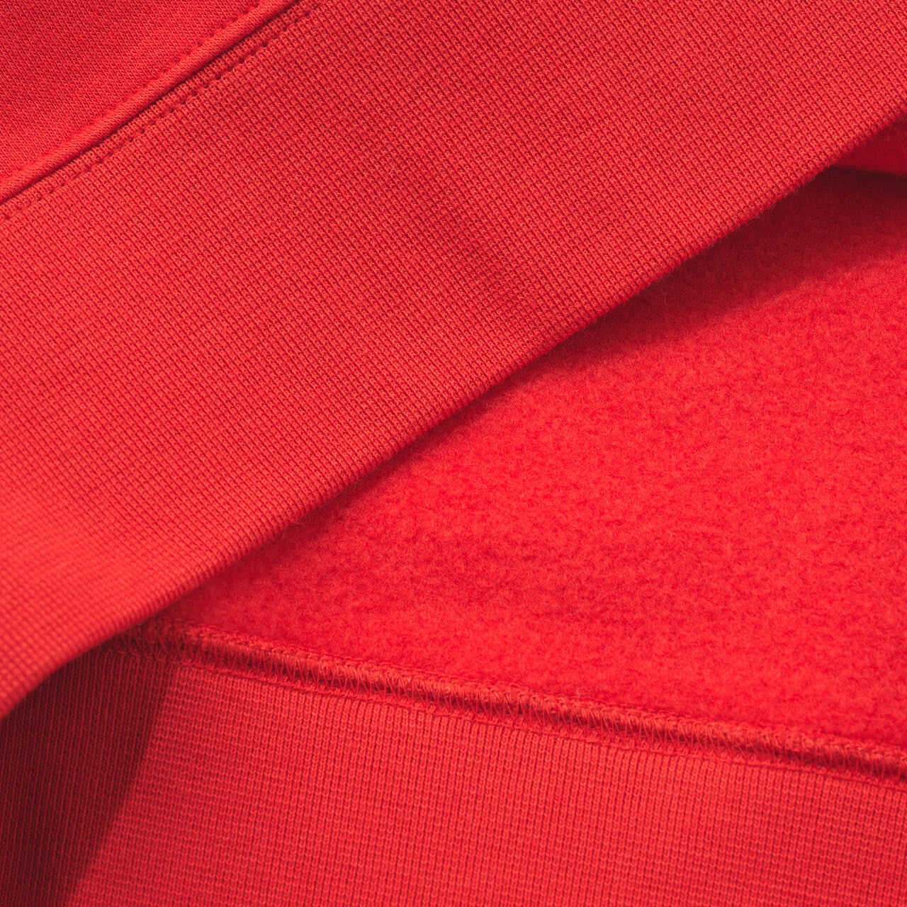 モンベルの50th コットン スウェットシャツ ロゴの裏地の起毛素材