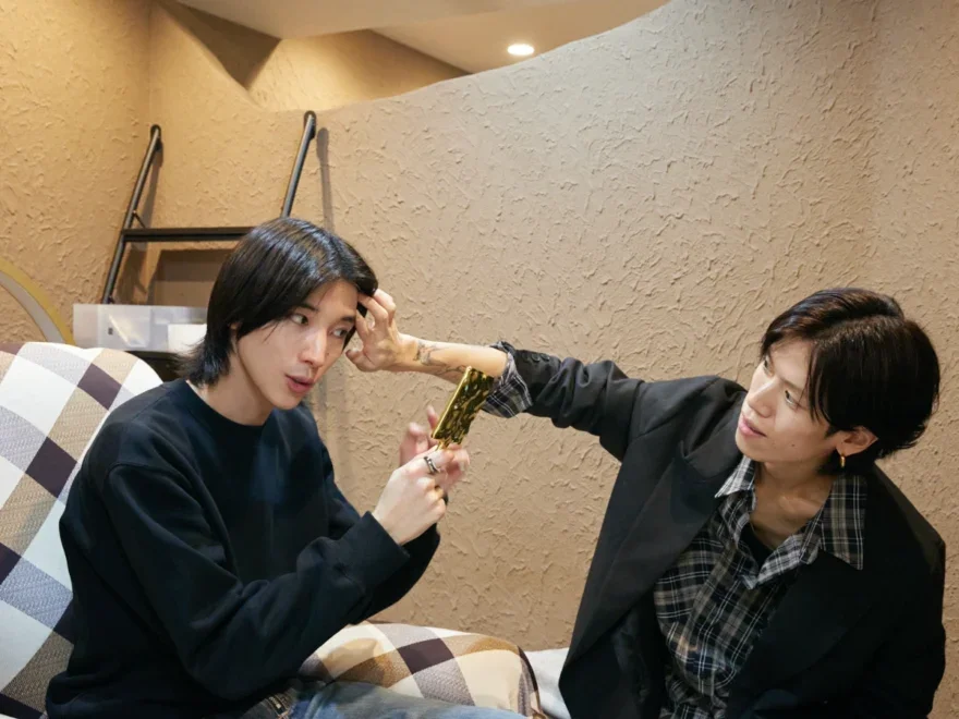 メンズアイブロウ 眉サロンのカウンセリングシーン