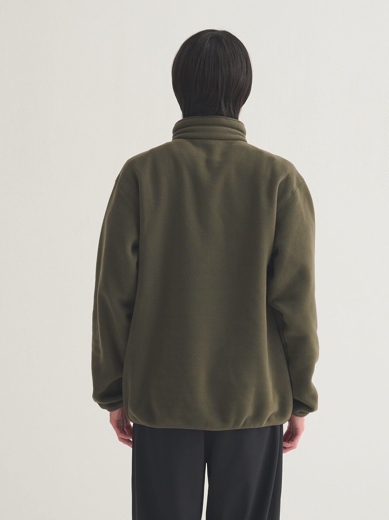 ザ・ノース・フェイスの新作フリース/フィールドフリースハーフジップの試着&本音レビューのバック