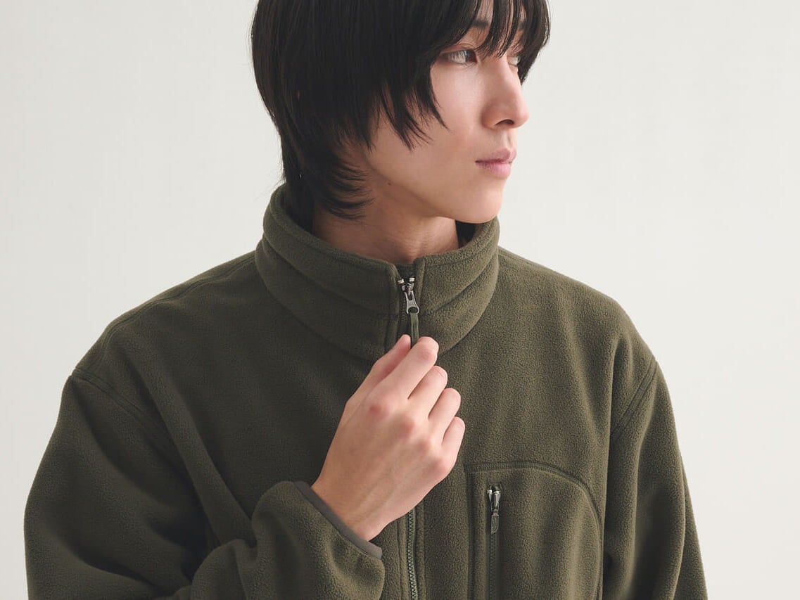 ザ・ノース・フェイスの新作フリース/フィールドフリースハーフジップの試着&本音レビューのジップ