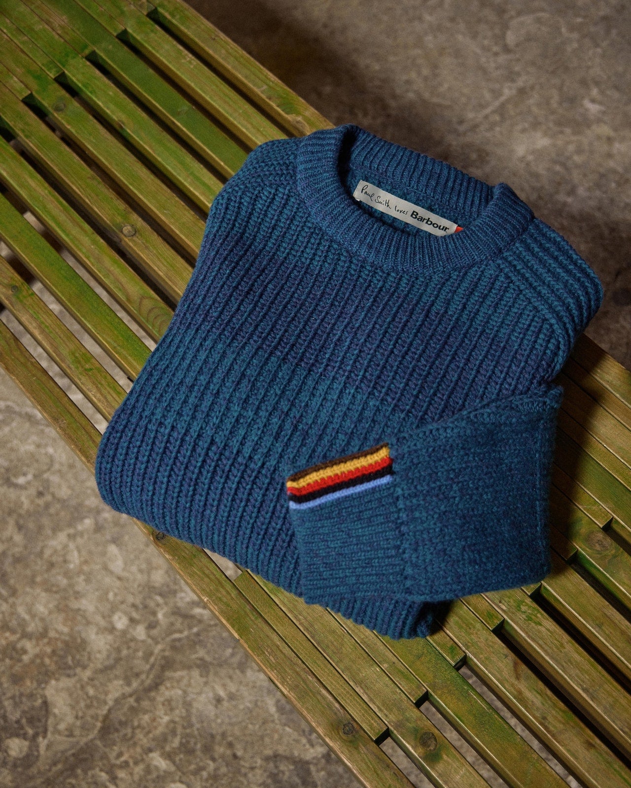 Paul Smith(ポール・スミス) Barbour(バブアー) コラボ ニット　ビジュアル