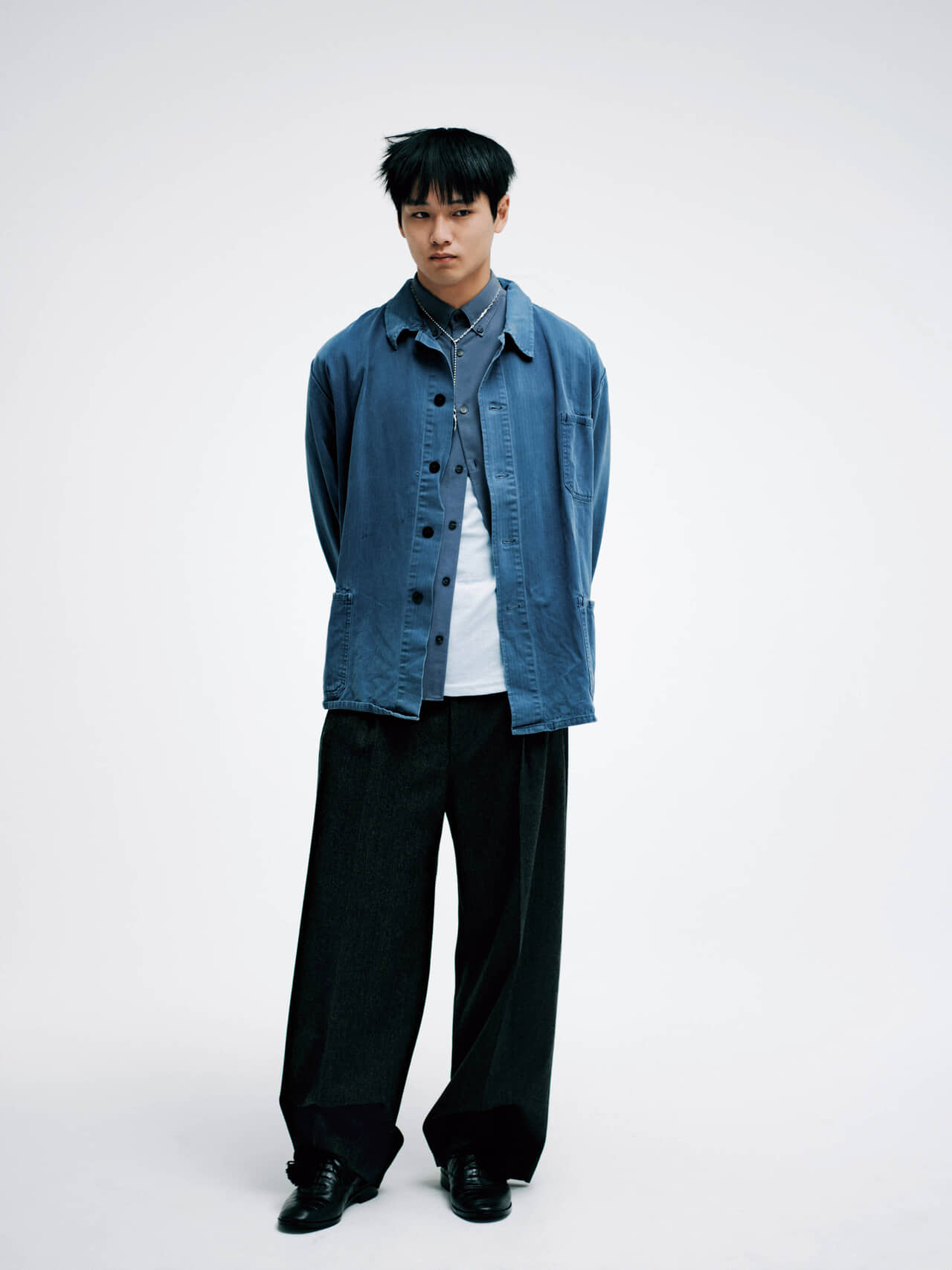 中川大輔が着用するユーズドのジャケット