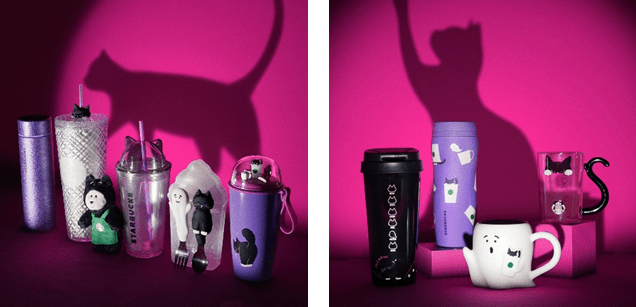 スタバ2025ハロウィングッズ黒猫