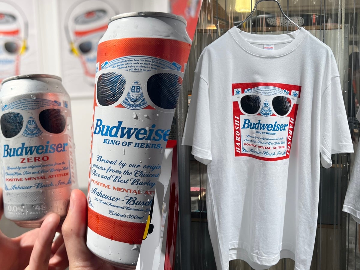 「バドワイザー」と「HAROSHI」がアートショーを開催中！バドワイザーの配布や限定グッズも発売！