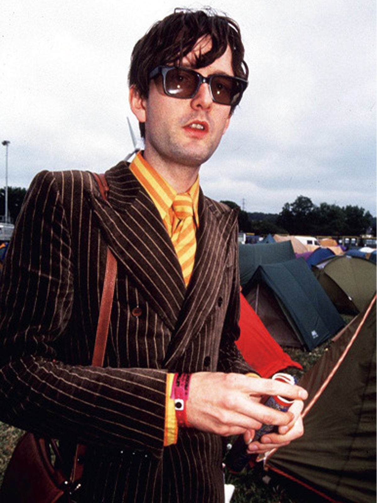 グラストンベリー・フェスティバルにて撮影されたパルプ