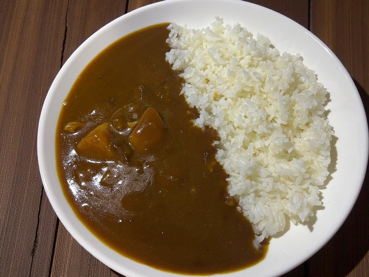 無印良品の牛肉と香味野菜の大盛りカレー 2