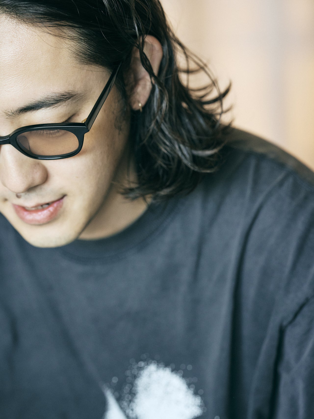 3.〈Stone Island〉のハーフコートと野口さん