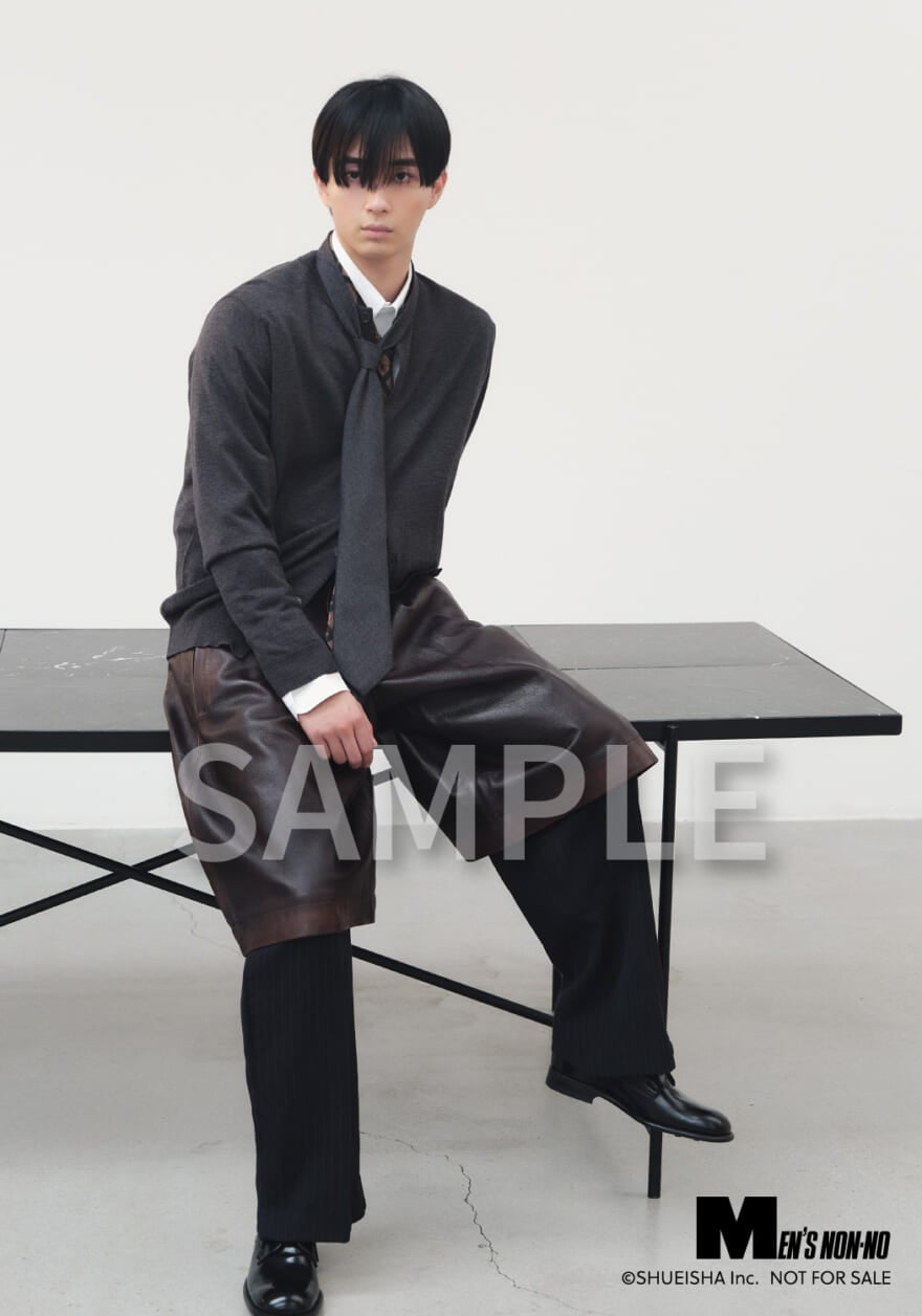 メンズノンノ12月号(11月8日発売)のカバー野村康太の特典フォトカードD