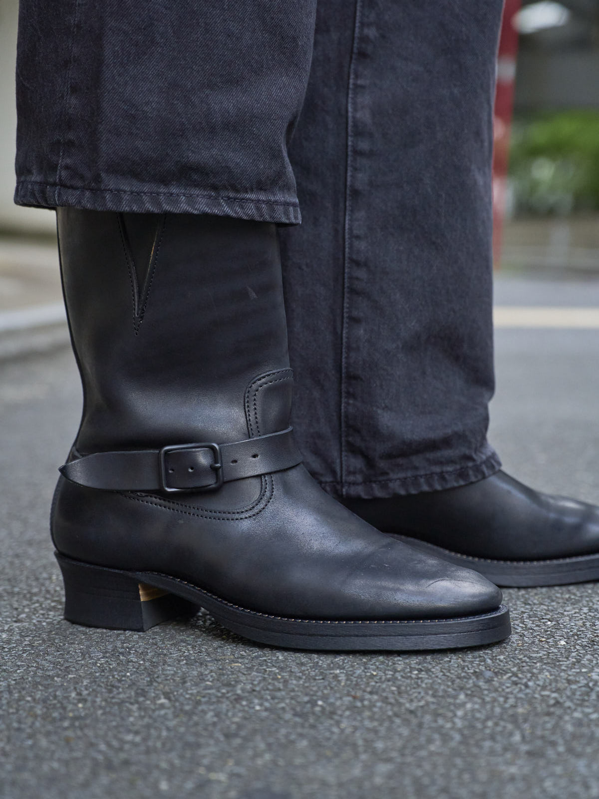 守屋光治の秋冬私服_アトラクションズのエンジニアブーツ