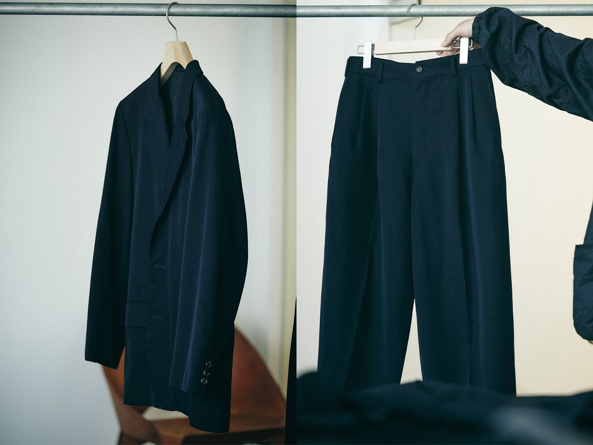 【愛用私物】大人な「ジャケットのセットアップ」が着たくて。黒いコム デ ギャルソン、ユニクロコラボの感動シリーズ…オシャレな４人のベストバイ！