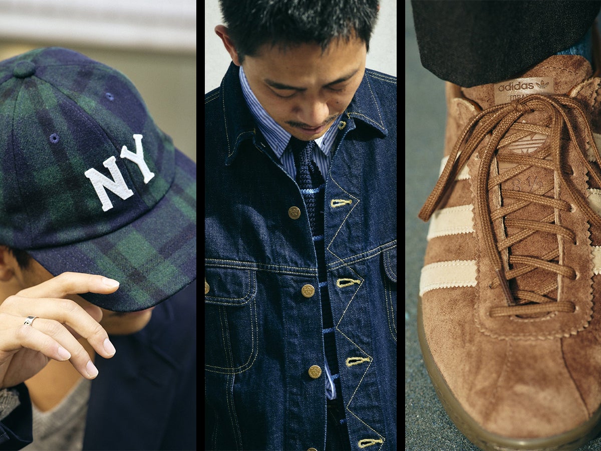 「アディダス」のスニーカーは流行りの茶系が気分、王道をハズした「ノーティカ」のニットタイ…オシャレな人の“新定番小物”の正解着こなし３選！／【コモノとコワザ #3】